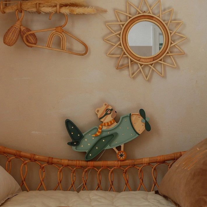 Little Lights Teddy Bear Pilot | Khaki Bear