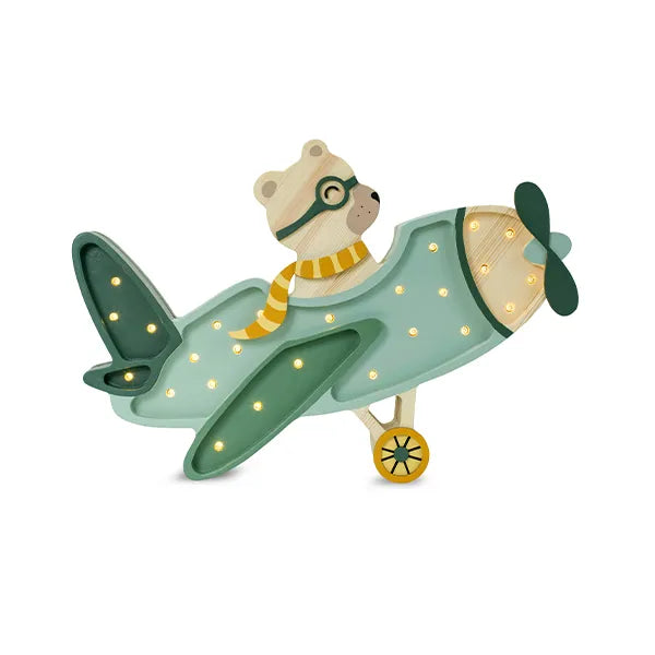 Little Lights Teddy Bear Pilot | Khaki Bear