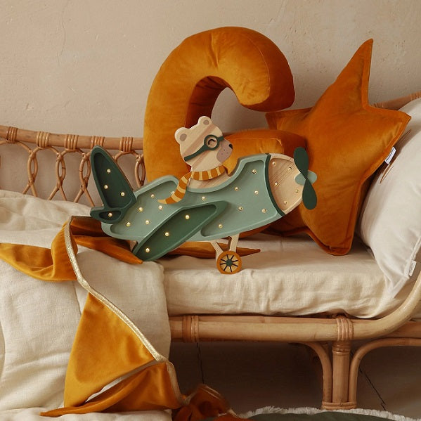 Little Lights Teddy Bear Pilot | Khaki Bear