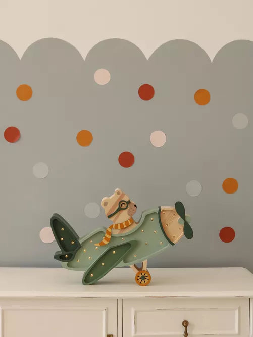 Little Lights Teddy Bear Pilot | Khaki Bear