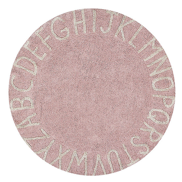 Lorena Canals Machine Washable Rug - ABC Pink/Natural
