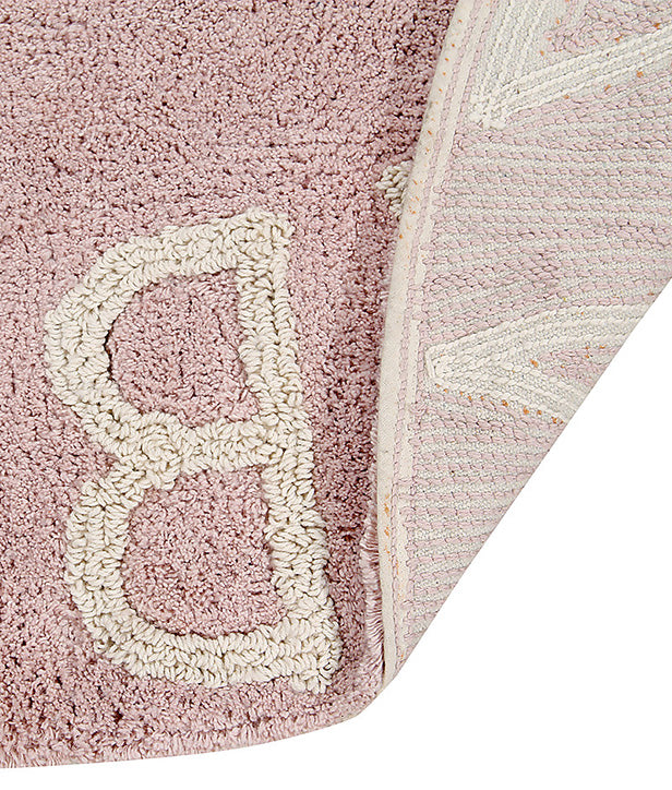 Lorena Canals Machine Washable Rug - ABC Pink/Natural