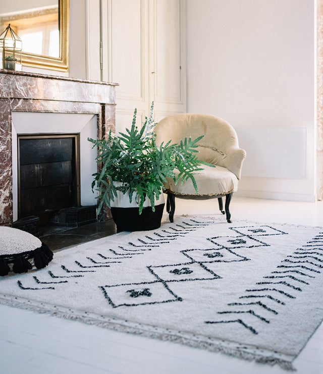 Tapis lavable en machine Lorena Canals - Bereber Rhombs Beige