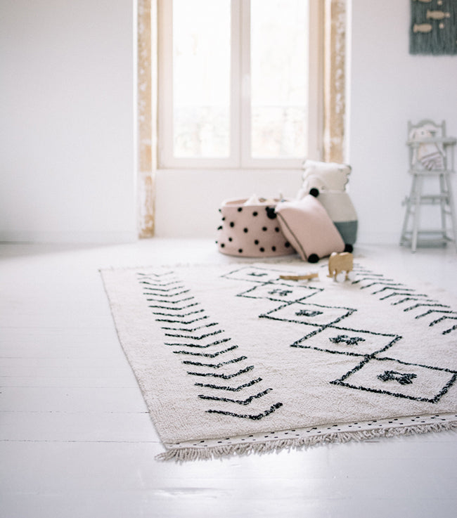 Tapis lavable en machine Lorena Canals - Bereber Rhombs Beige