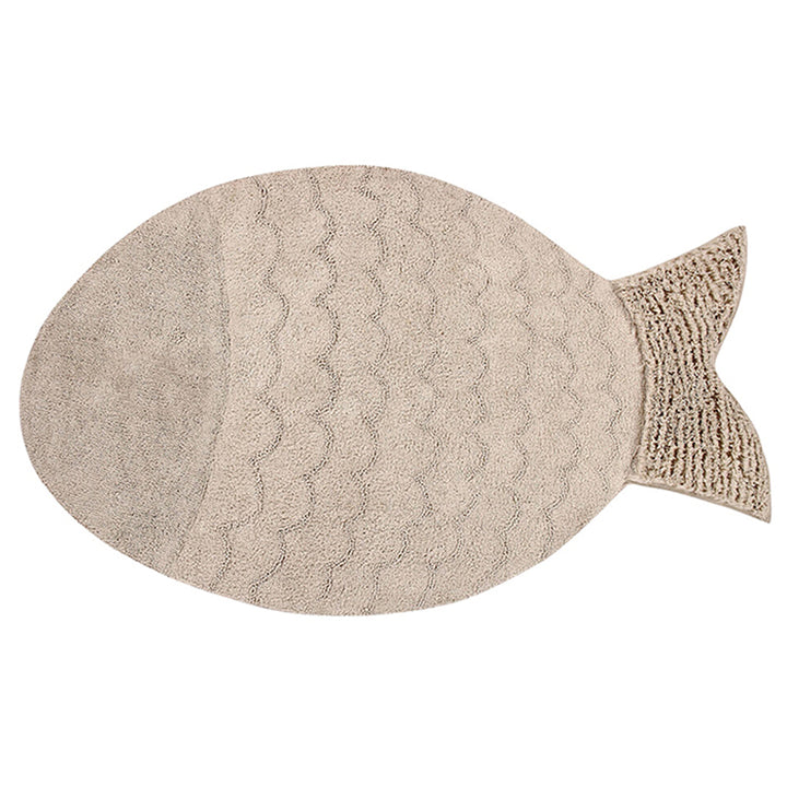 Lorena Canals Machine Washable Rug - Big Fish Beige