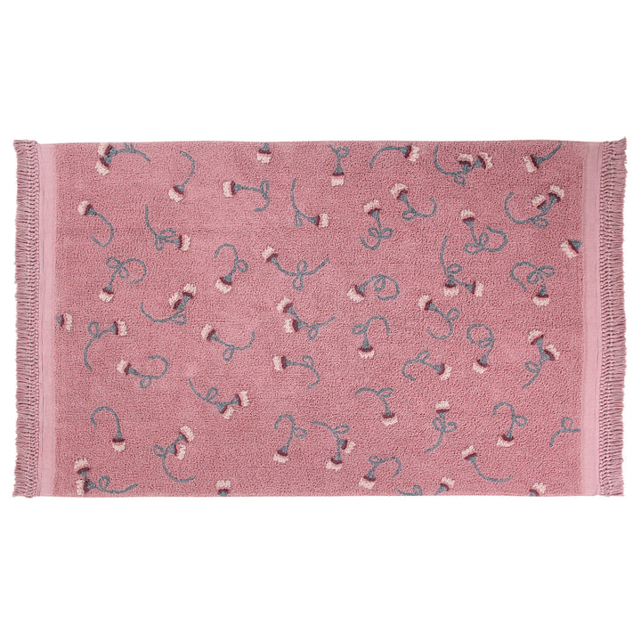 Tapis lavable en machine Lorena Canals - Jardin anglais Ash Rose
