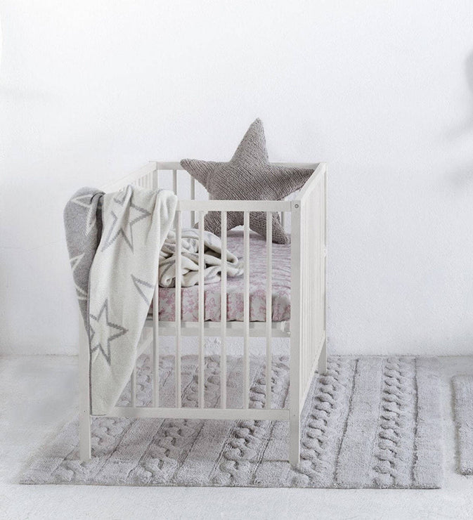 Lorena Canals Machine Washable Rug - Braids Pearl Grey