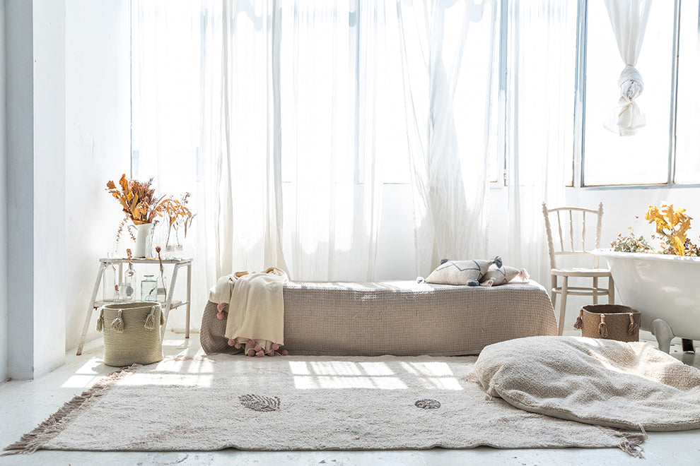 Maschinenwaschbarer Teppich von Lorena Canals – Kiefernwald