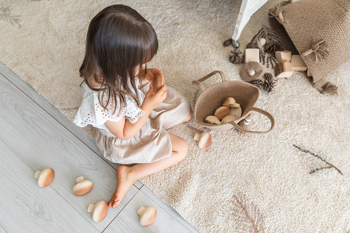 Maschinenwaschbarer Teppich von Lorena Canals – Kiefernwald