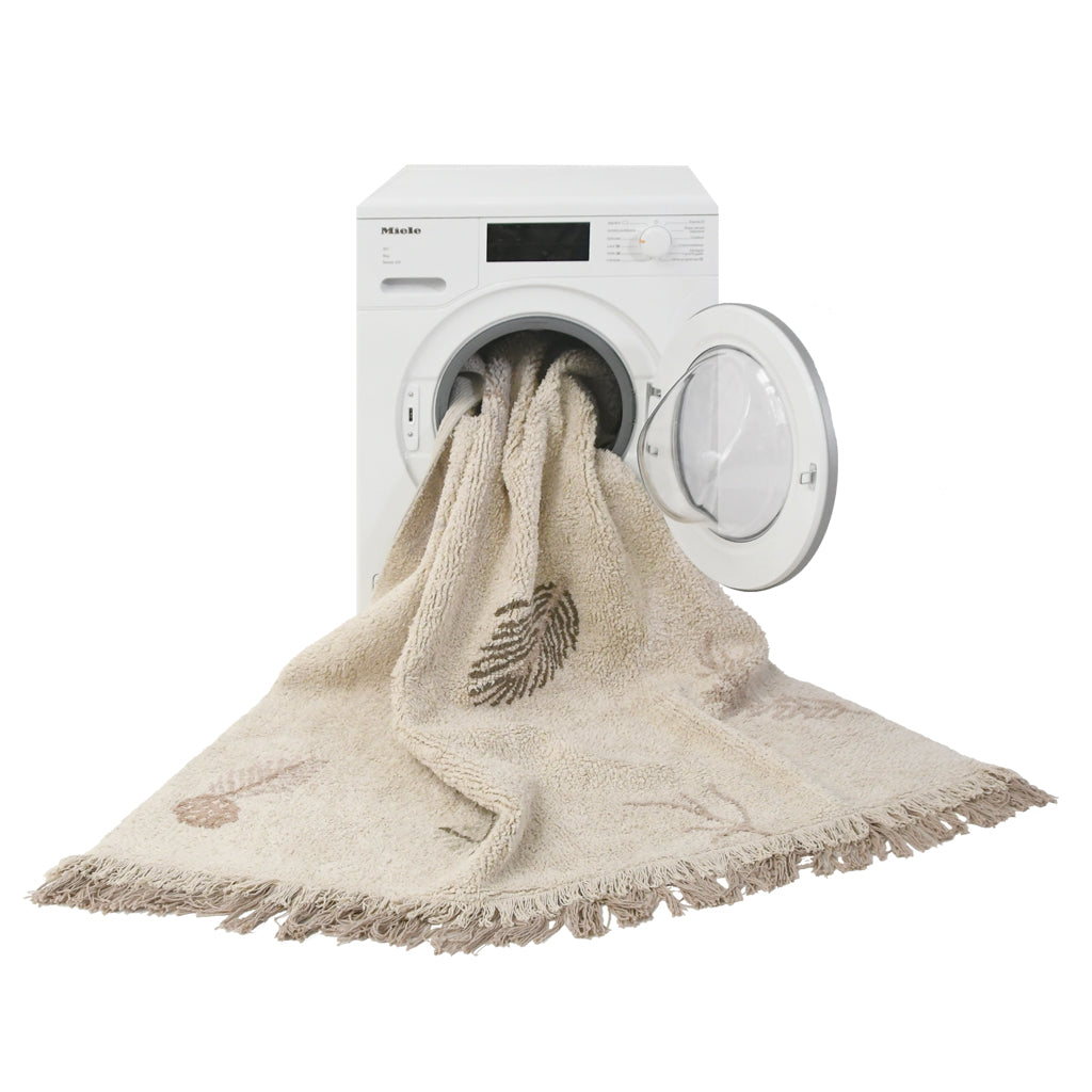 Maschinenwaschbarer Teppich von Lorena Canals – Kiefernwald