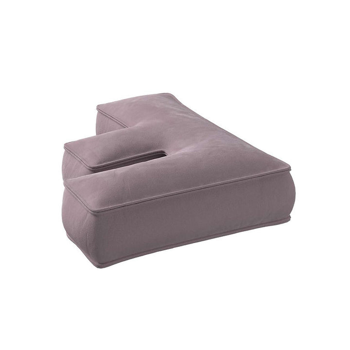 Coussin lettre en velours - F (différentes couleurs)