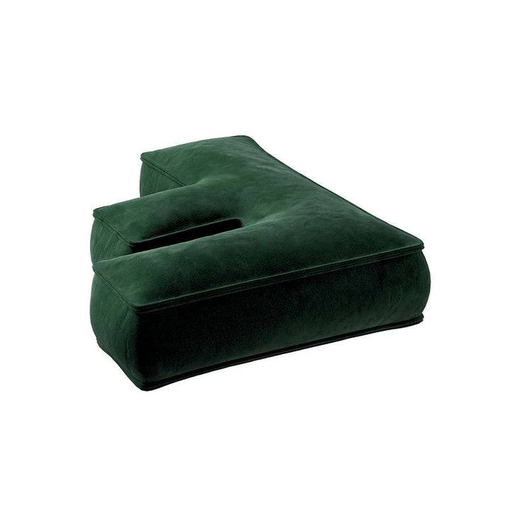 Coussin lettre en velours - F (différentes couleurs)