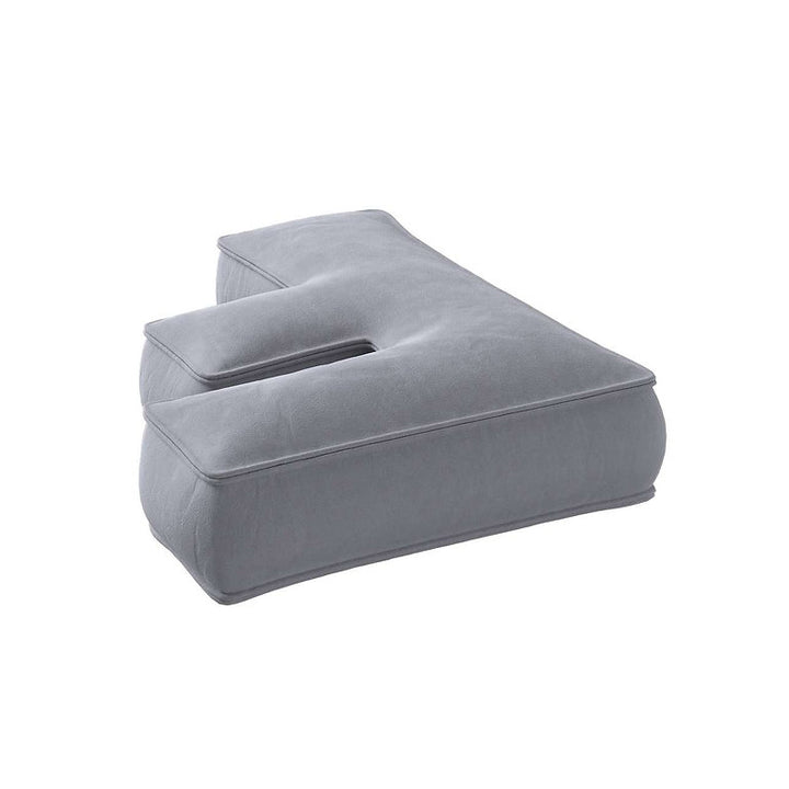 Coussin lettre en velours - F (différentes couleurs)