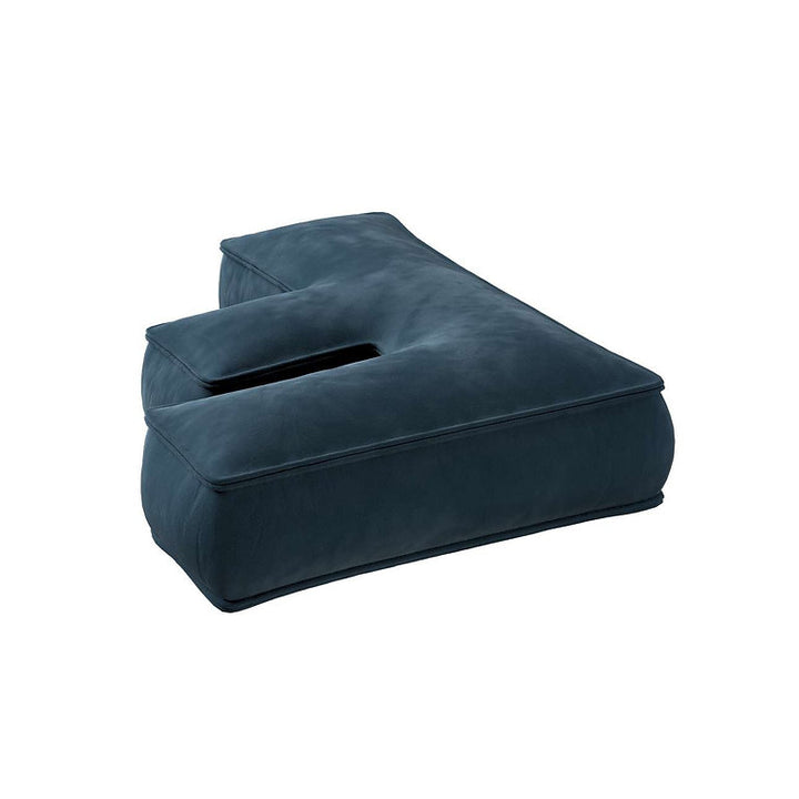 Coussin lettre en velours - F (différentes couleurs)