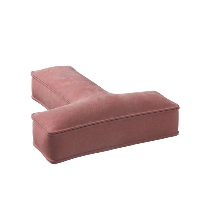 Velvet Letter Cushion - T  (Various Colours)