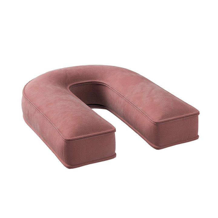 Velvet Letter Cushion - U  (Various Colours)