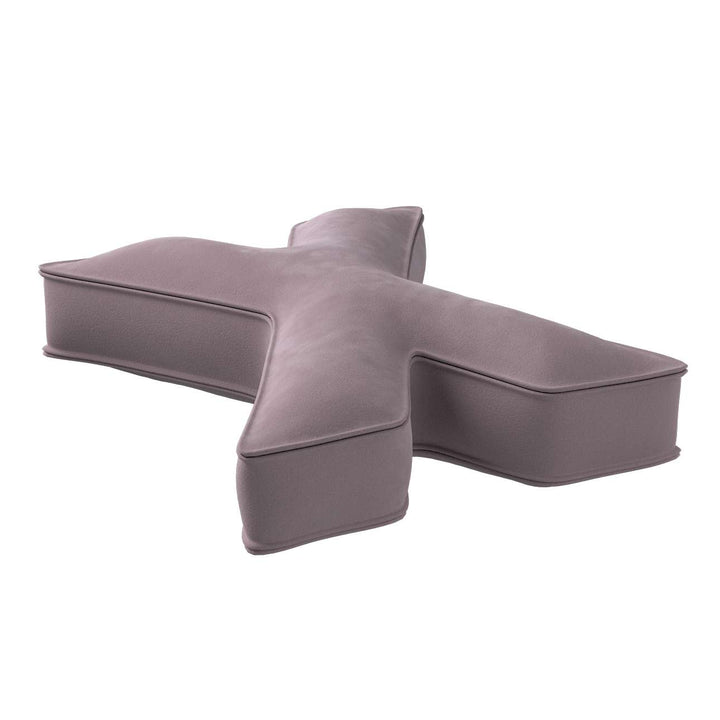 Buchstabenkissen aus Samt – X (verschiedene Farben)