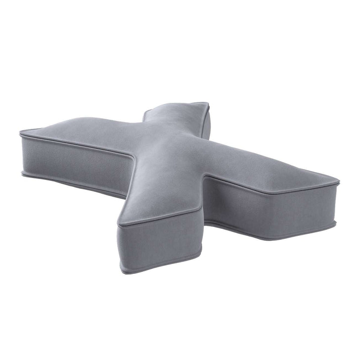 Buchstabenkissen aus Samt – X (verschiedene Farben)