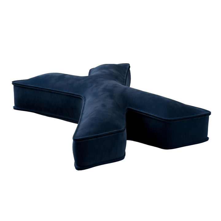 Buchstabenkissen aus Samt – X (verschiedene Farben)