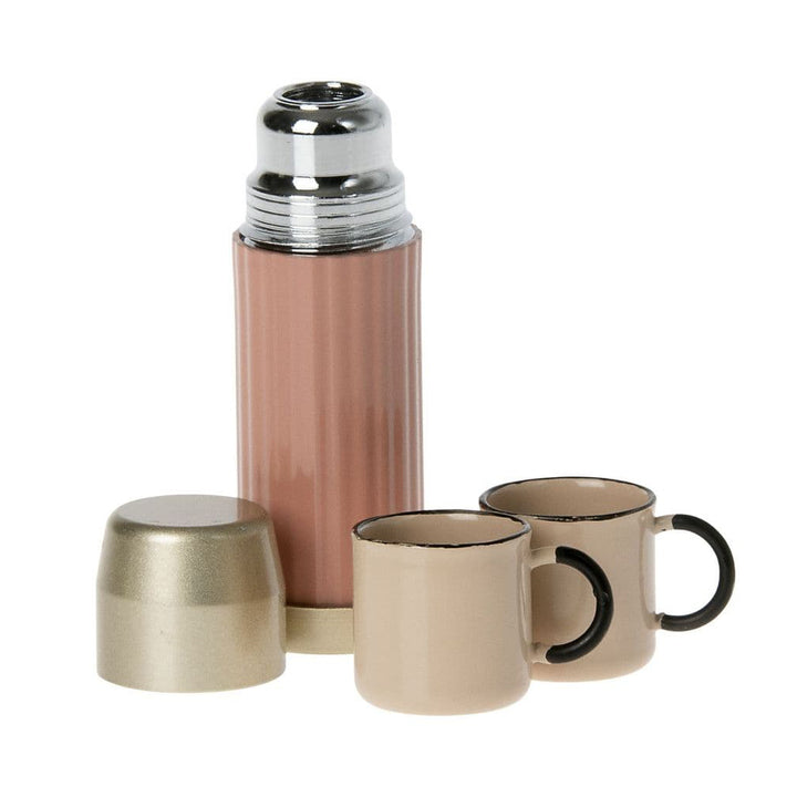 Maileg Thermos & Cups - Soft Coral