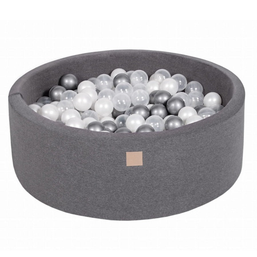 Meowbaby Dark Grey Ball Pit Various Ball Colours Josh & Jenna