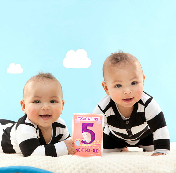 Meilensteinkarten - Zwillinge