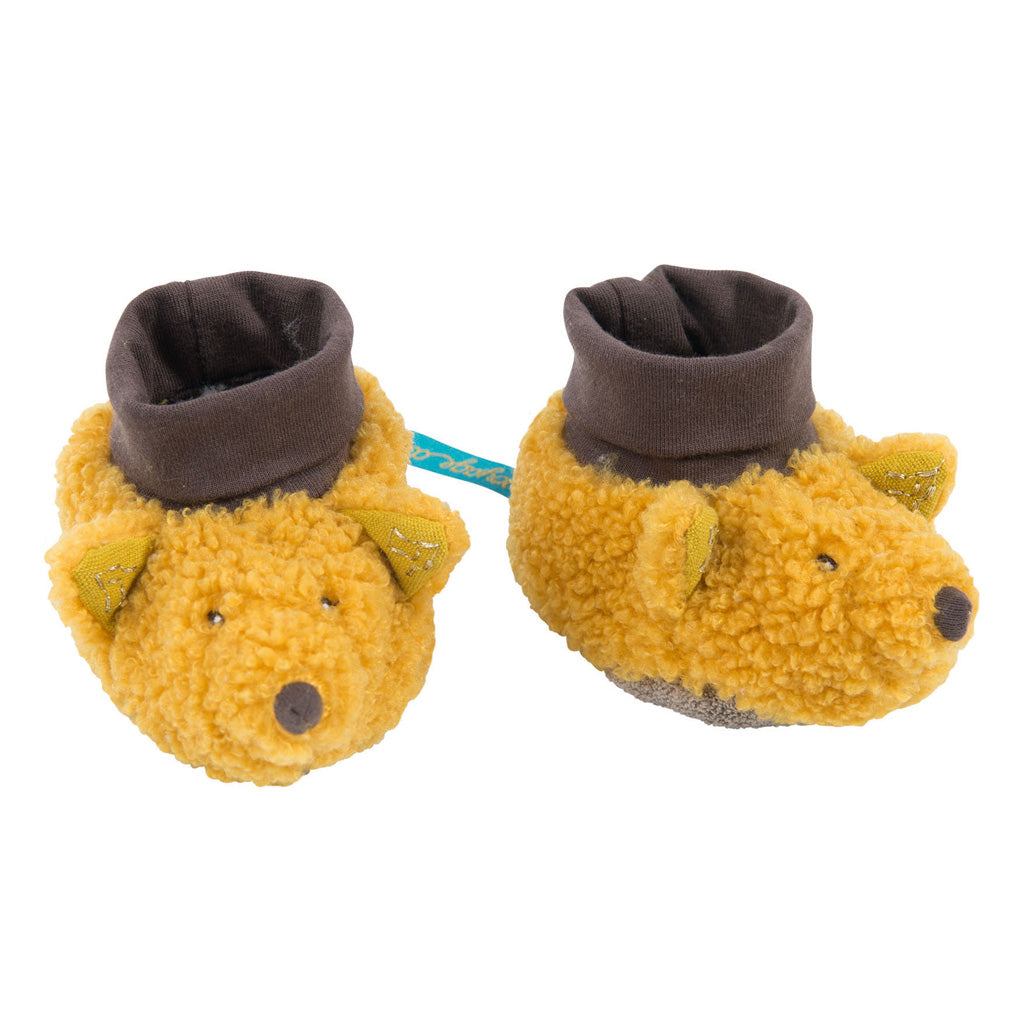 Moulin Roty Le Voyage D'Olga Chaussette The Fox Slippers ( 0 - 6 Months)