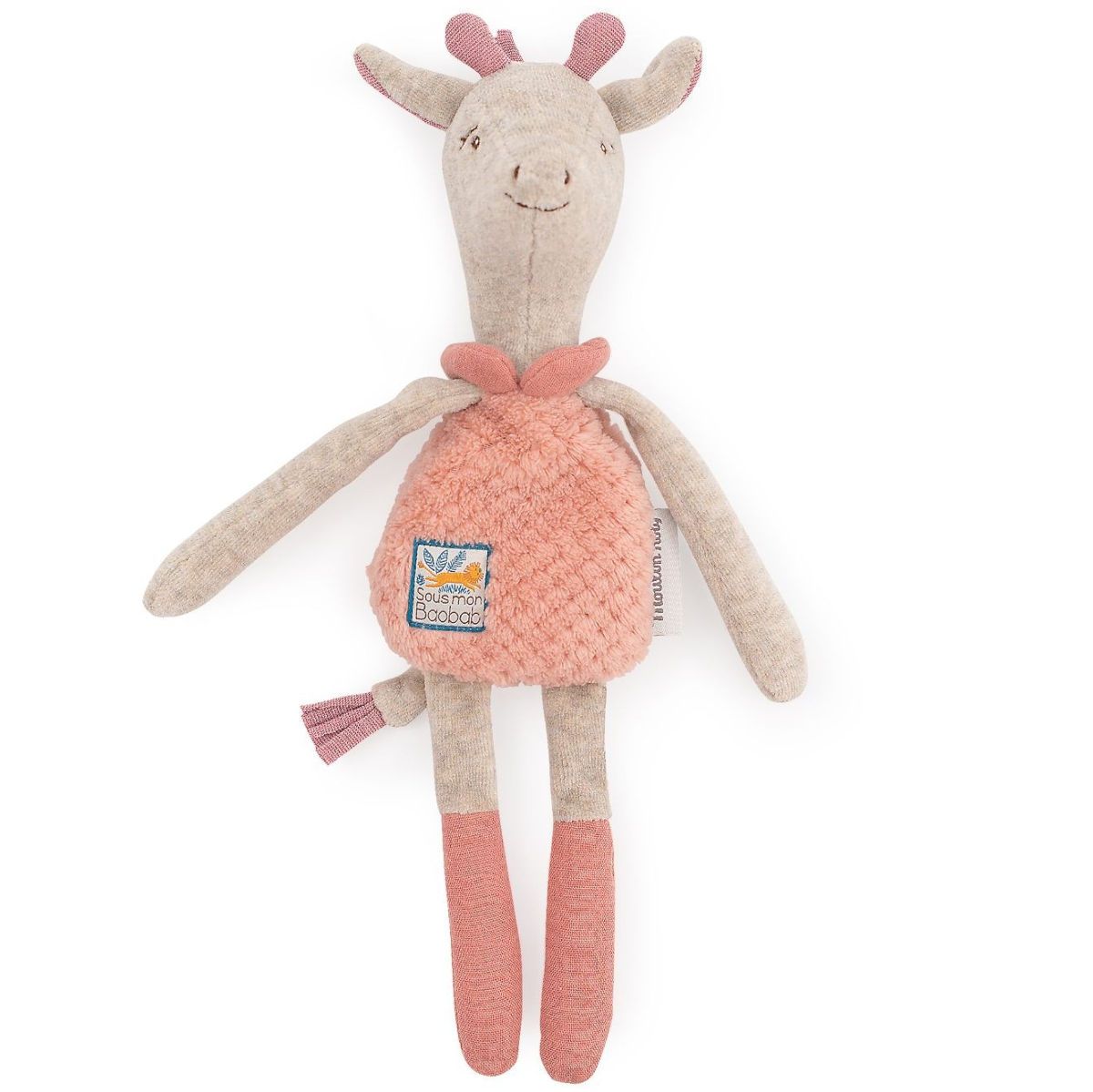 Moulin Roty Rattle Comforter Giraffe Josh Jenna