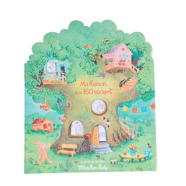 Moulin Roty La Grande Famille Mal- und Stickerbuch