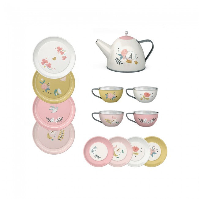 Moulin Roty Les Parisiennes 14 piece Tea Set