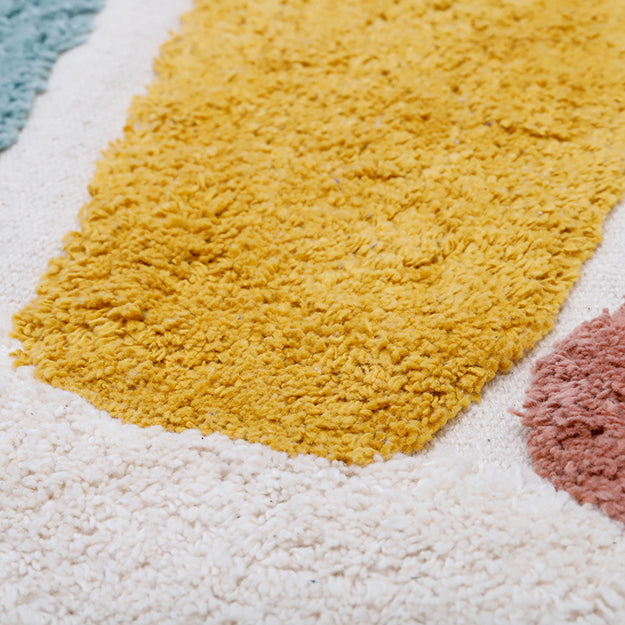 Cotton Rug - Round Rainbow