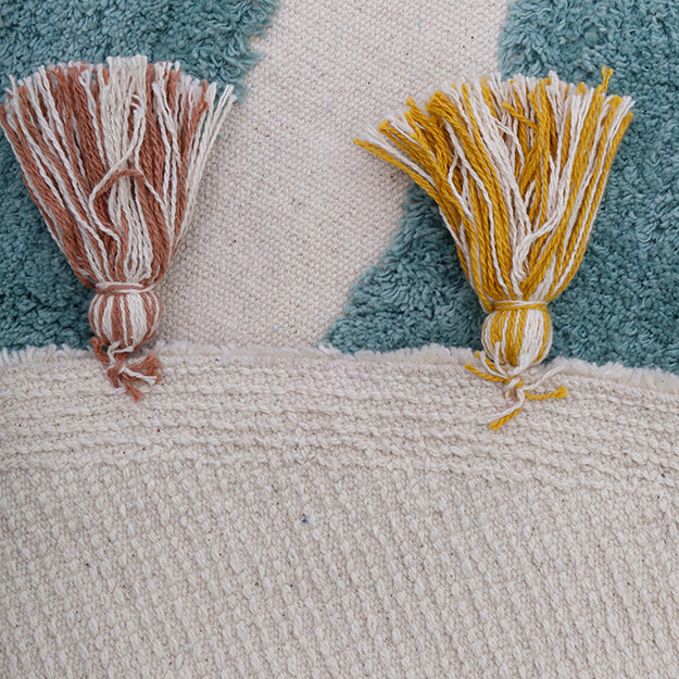 Cotton Rug - Round Rainbow