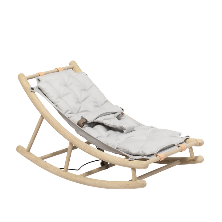 Oliver Furniture Wood Baby- & Kleinkindwippe - Eiche | Grau