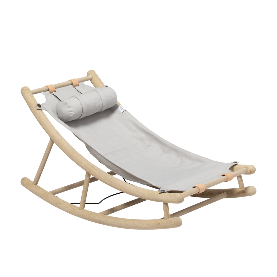 Oliver Furniture Wood Baby- & Kleinkindwippe - Eiche | Grau