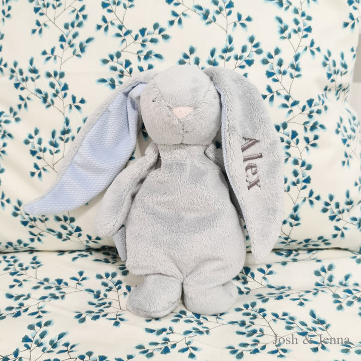 Personalised Moonie Sensory Cuddle Bunny - Sky