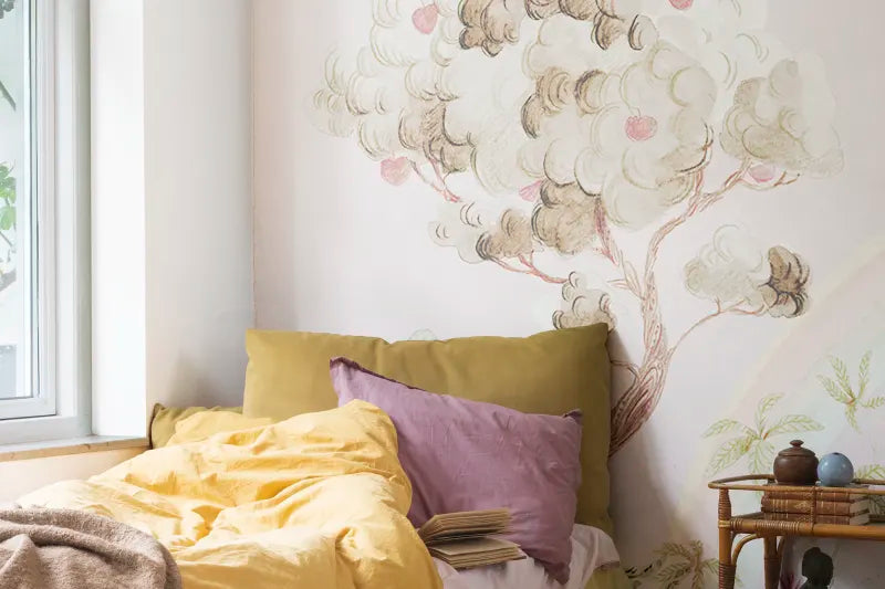 Benutzerdefinierte Wandbild für Kinder - Unicorn Dream Bubblegum