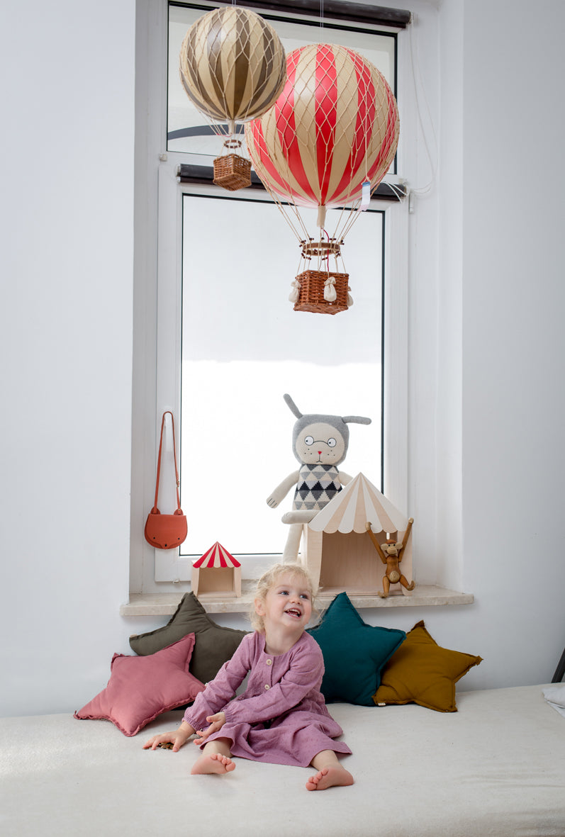 Up Warsaw Circus Wooden Shelf - White