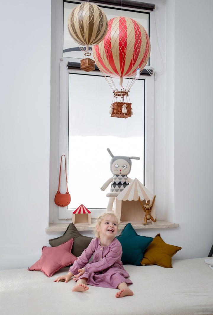 Up Warsaw Circus Wooden Shelf - White