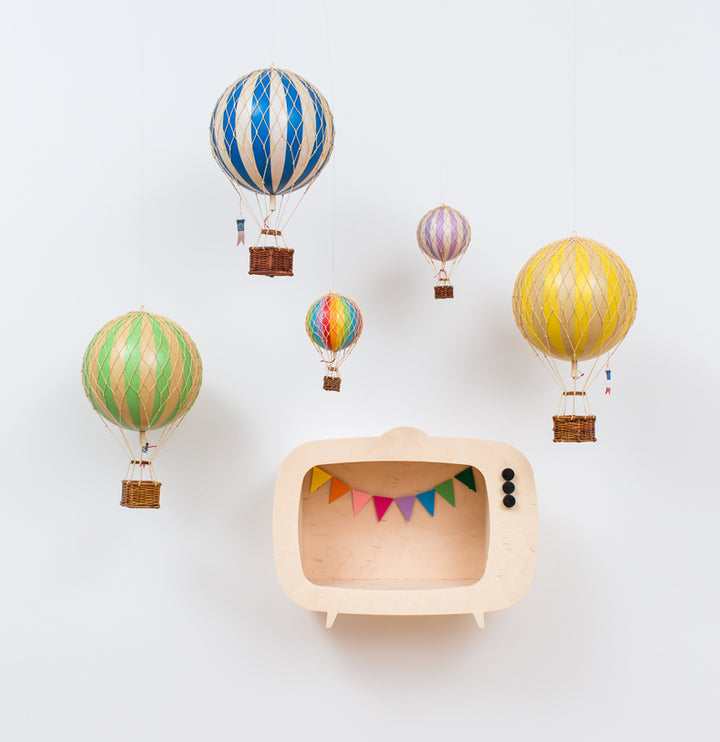 Up Warsaw Kids TV Wooden Shelf - Wooden