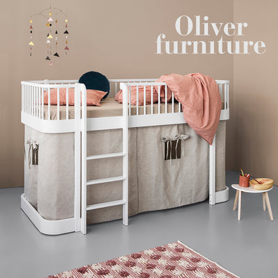 Oliver Furniture Curtain for Wood Low Loft Bed & Bunk Bed - Various Colours