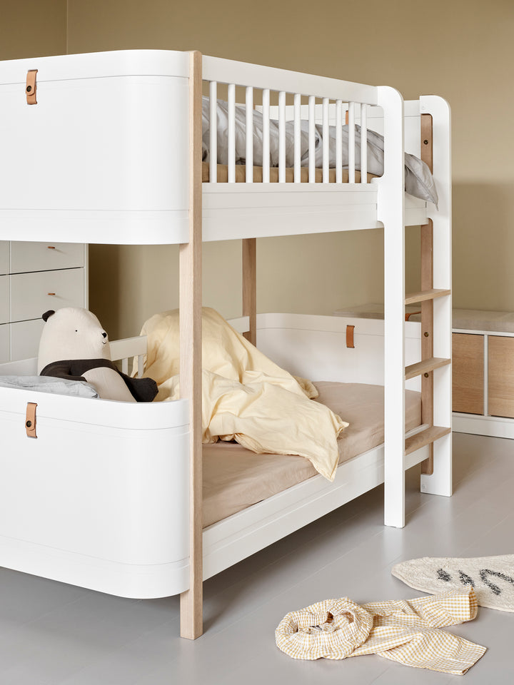 Oliver Furniture Wood Mini+ Low Bunk Bed - White/Oak
