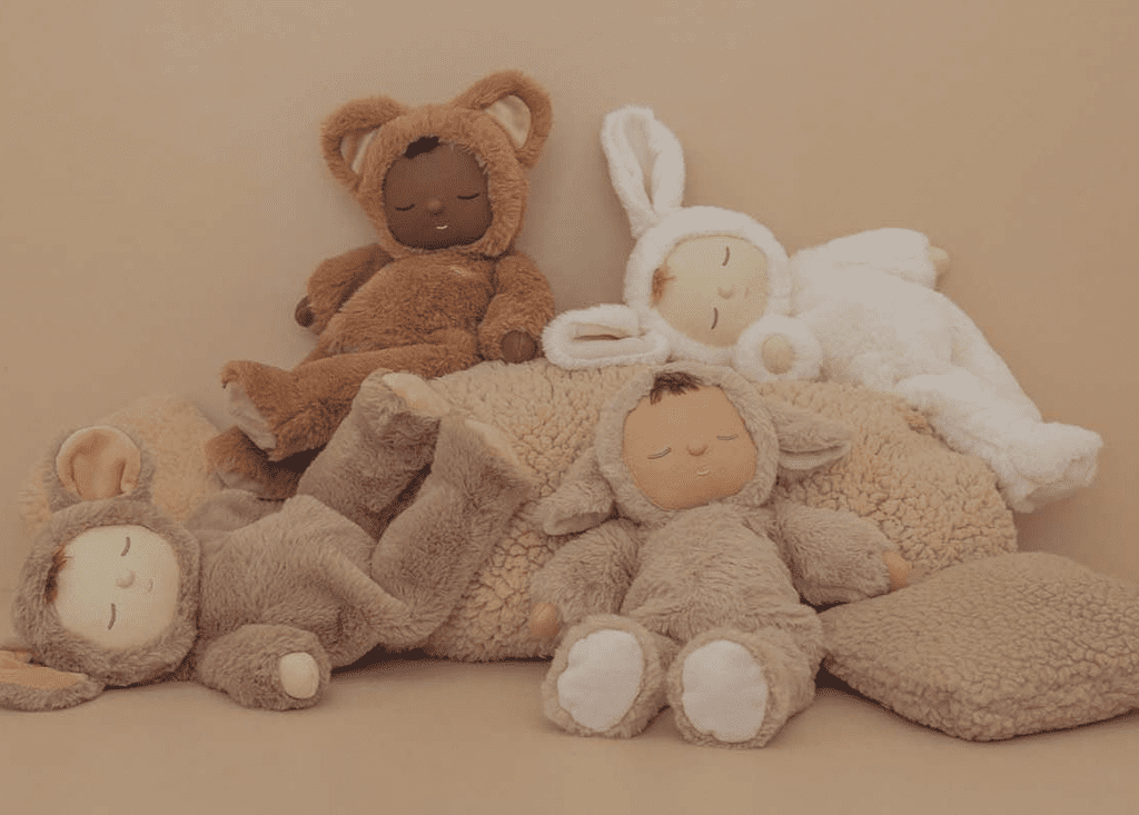 Olli Ella Cozy Dozy Dinkum Puppen – Bunny Moppet