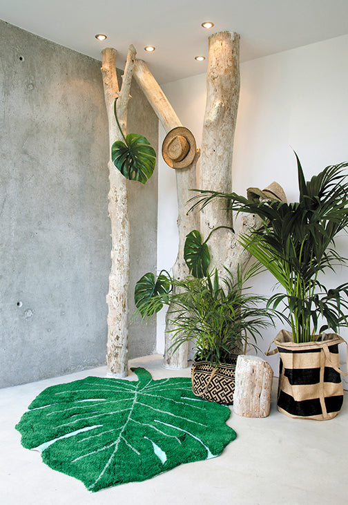 Lorena Canals Machine Washable Rug - Monstera Leaf