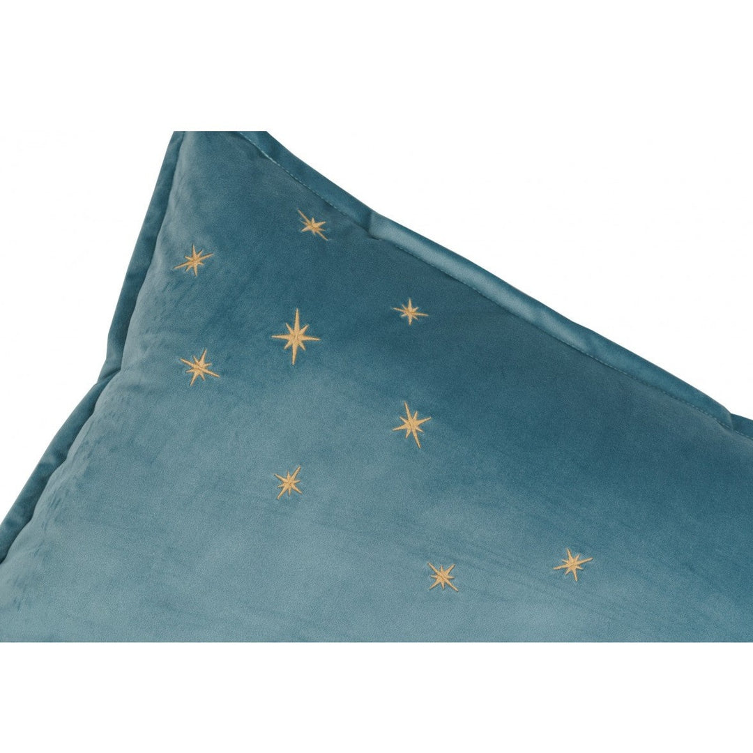Personalised Luxury Velvet Cushion - Teal