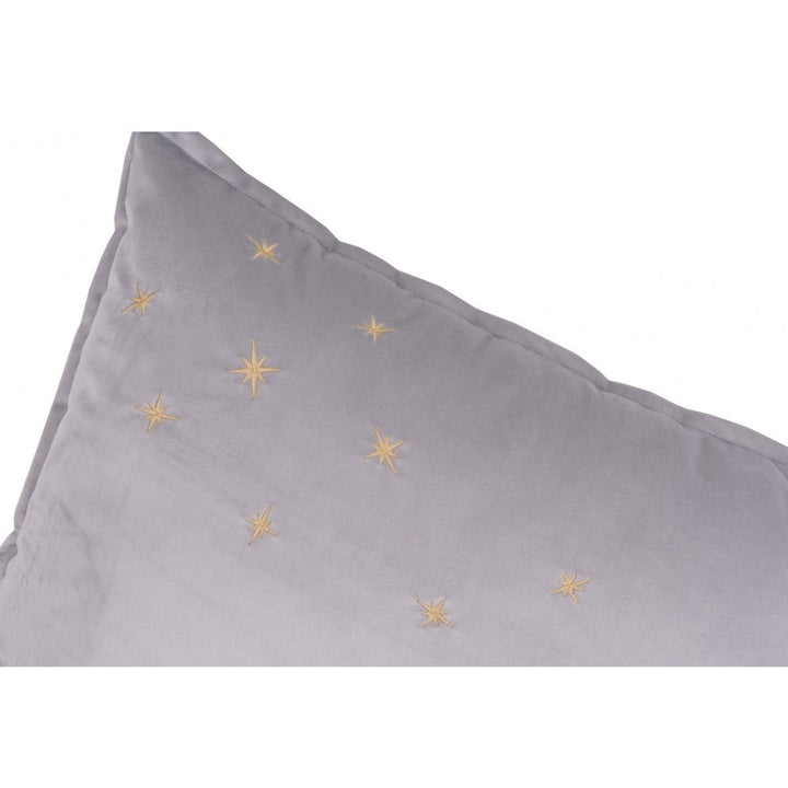 Personalised Luxury Velvet Cushion - Grey