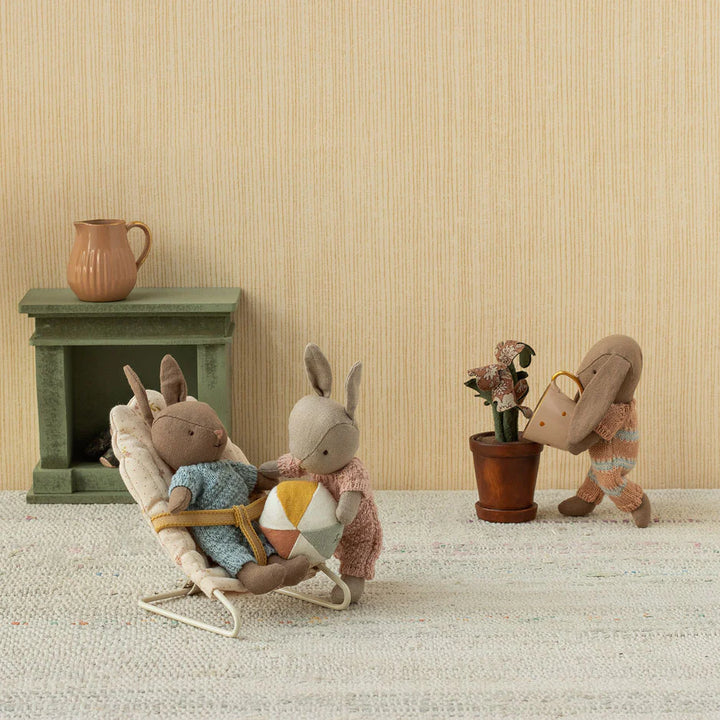 Maileg Micro Rabbit Set - Sand | Rose