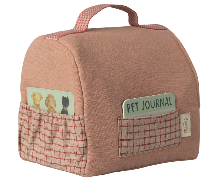 Maileg Pet Carrier - Coral
