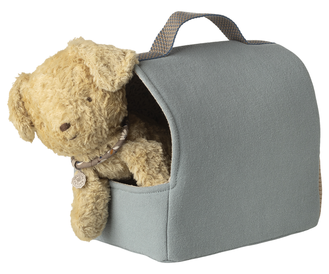 Maileg Pet Carrier - Dusty Blue