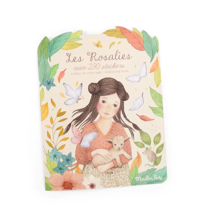 Moulin Roty Petite Ecole de Danse Livre de Coloriage + 170 Autocollants
