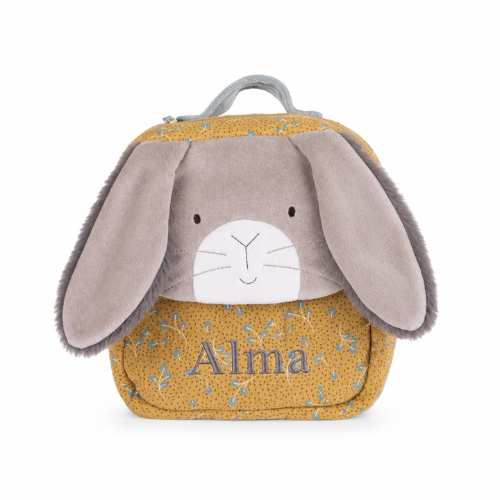Moulin Roty Personalised Rabbit Backpack